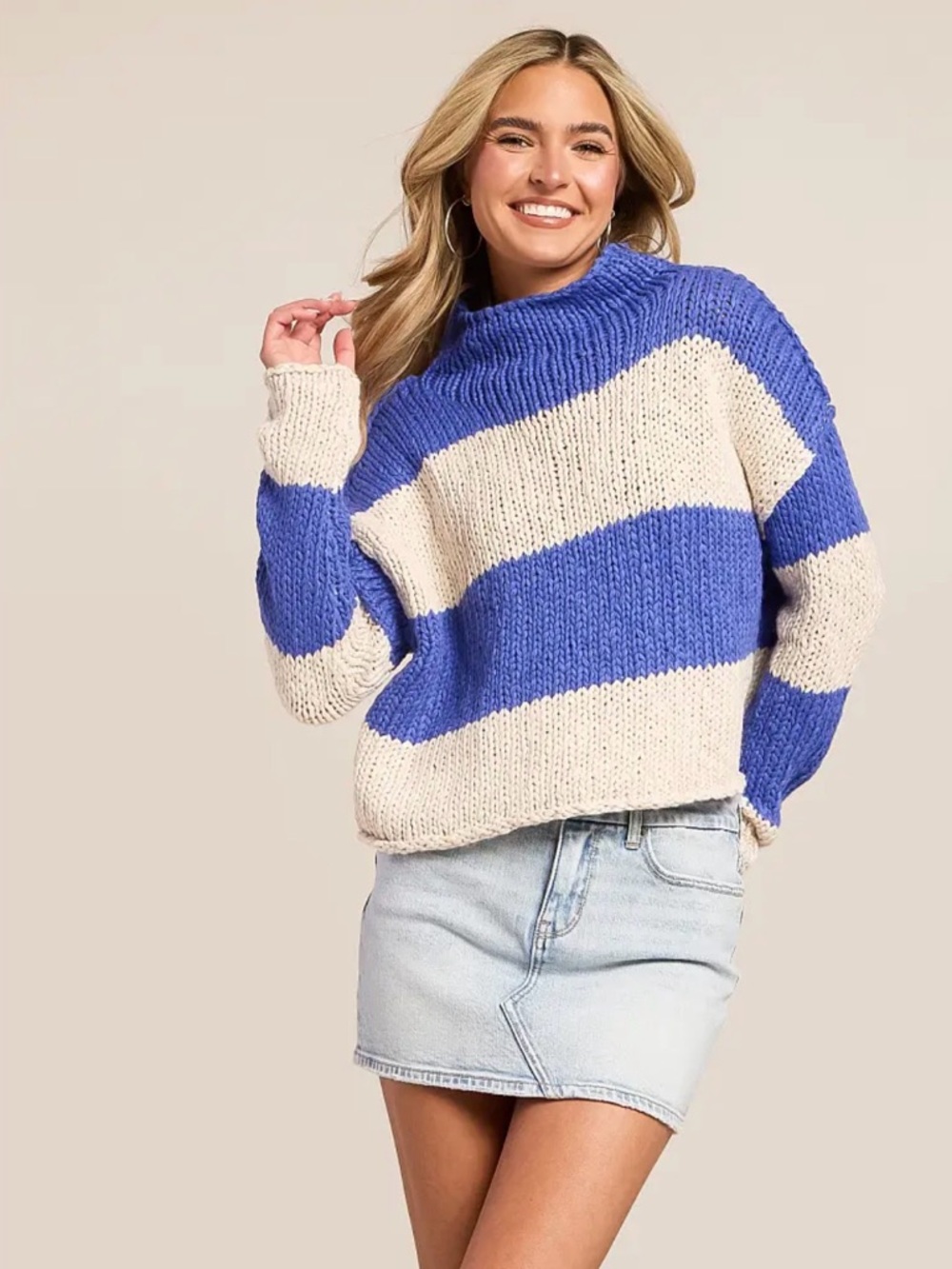 Free People Opal Rugby Stripped Sweater 🔥 Size S